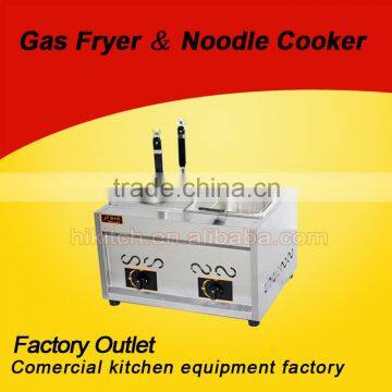 Factory direct sale fryer with noodle cooker