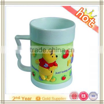 ABS PVC bear travel mug