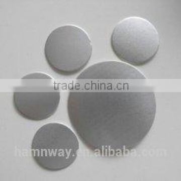 composited material aluminum foil seal liner for food grade bottle cap seal lids/liner