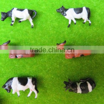 model figure, model animals, scale animals for HO scale, plastic building resin farm cow for 1/87                        
                                                Quality Choice
