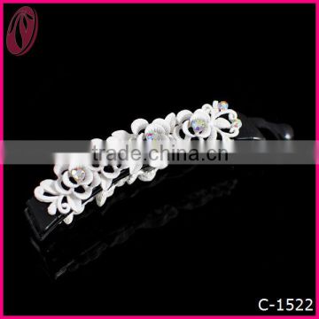 Cheap Yiwu Flower Barrettes Plastic Hair Clips For Lady
