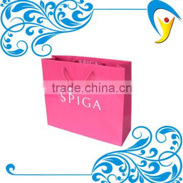 New Design Fashion Hand Length Handle Sealing & Handle and Recyclable,recycled material Feature Paper Bag with Logo Printing