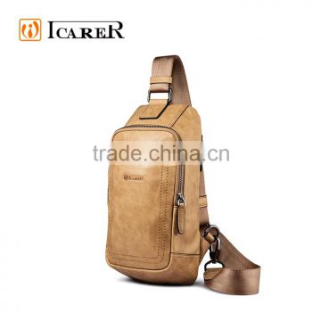 Icarer Genuine Leather Cross Body Bag Shenzhou Series