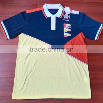 jiangxi cheap top quality custom wholesale color combination polo shirt for men