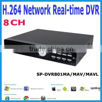 HOT SALE H.264 Network real time 8CH CCTV security surveillance DVR digital video recorder