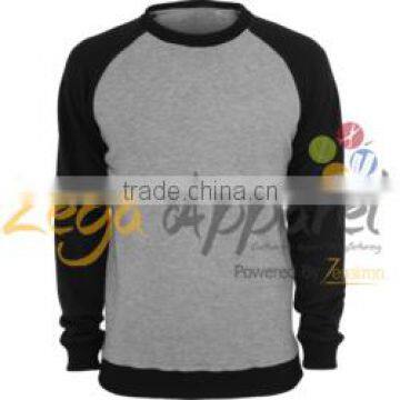 Zegaapparel Men's Color Block Raglan Sweatshirt