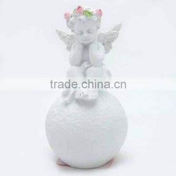 Wholesale true religious wedding table decorations white angel statuette