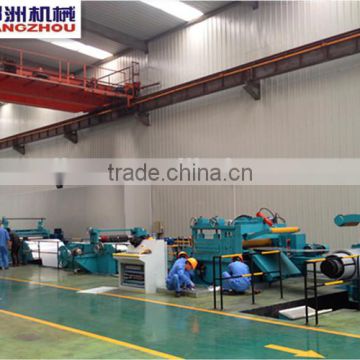 2X1250 high speed cut to length line with slitting machine