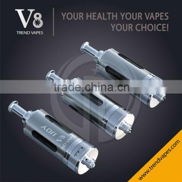 2014 New Bottom Dual Coil Rebuildable Clearomizer Ijoy V8 slim clearomizer