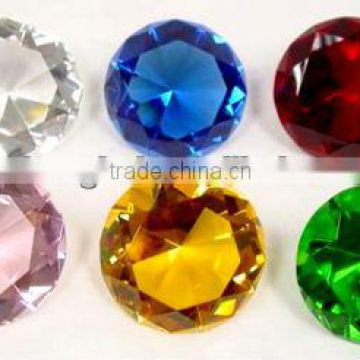 colourful crystal diamond
