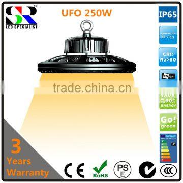 most powerful brightest 250W UFO LED high bay light