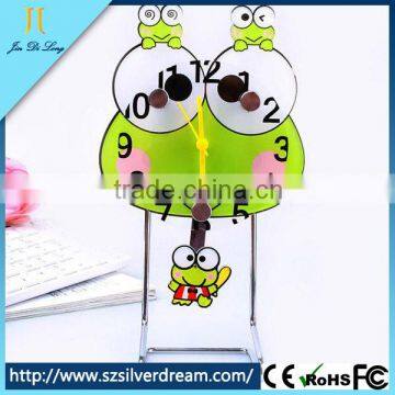 Hot sell frog shape cartoon digital desk clock