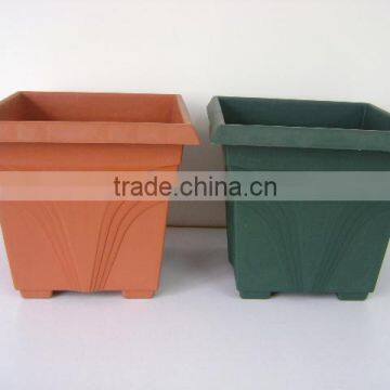 Plastic square planter 21cm TG60159