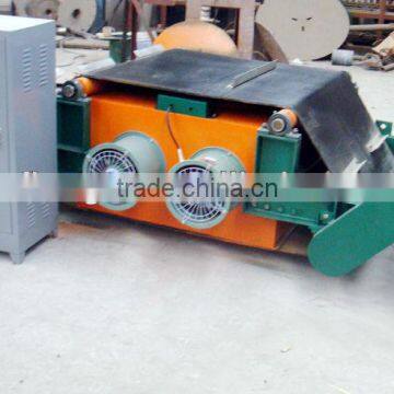 Suspension wind cooling electro magnetic separator