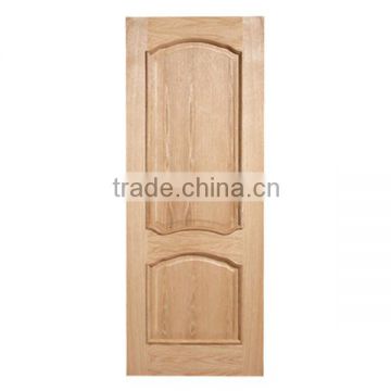 Elegance red oak veneer solid wood door with finished face