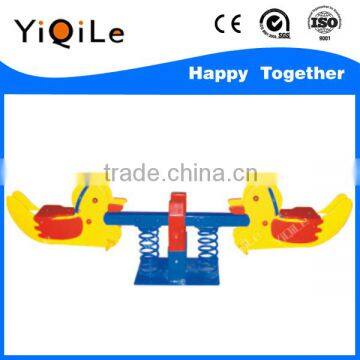 Children plastic seesaw, horse seesaw