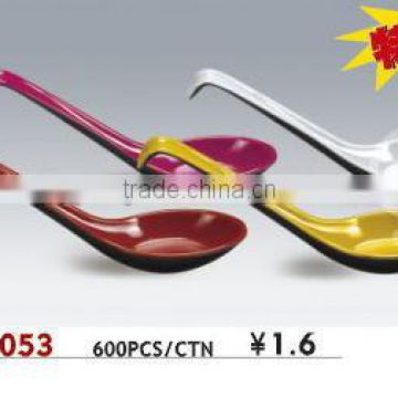 plastic disposable spoon with twisted handle, tea spoon