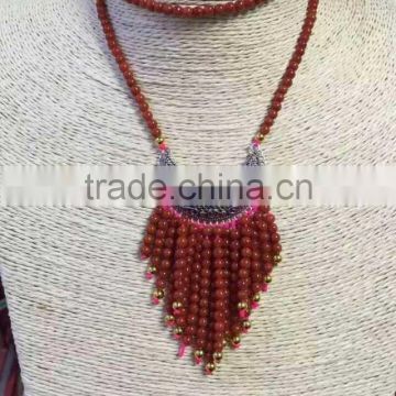 2015 natural genuine semi-precious nacklace , necklace jewelry wholesale,fashion nacklace