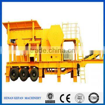 2015 High quality PP Mobile Jaw Crushing Plant for sale in China
