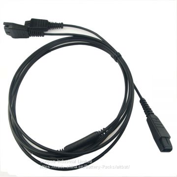 Plantronics Quick-Disconnect Plug Converts to Jabra / GN Netcom QD Adapter Cable