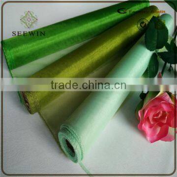 2016 hot sell cheap organza fabric organza roll for Wedding / Party Decoration