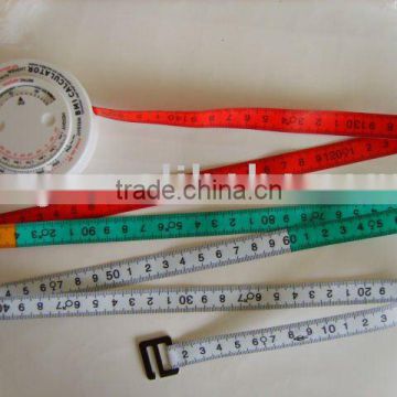 Round BMI tape measure