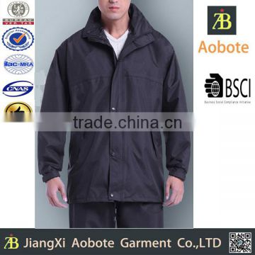 2015 Fashionable Man Waterproof Rain Jacket