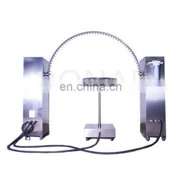IPX3 IPX4 Oscillating swing tube rain test equipment