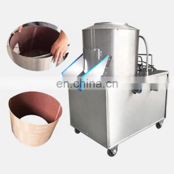 automatic energy-saving potato processing machine / potato peeling skin machine / potato peeler scrubber for sale