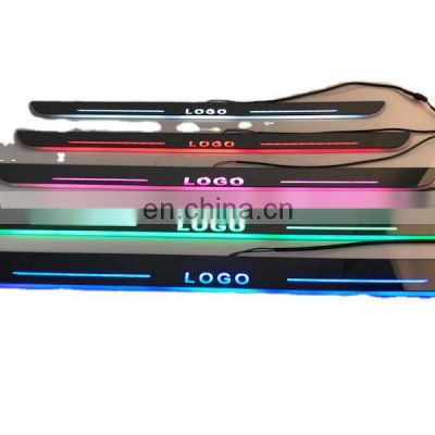 Led Door Sill Plate Strip Welcome Light Pathway Accessories for ford fiesta st dynamic sequential style