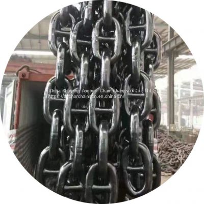 Black Painted Stud Link  Marine Anchor Chains