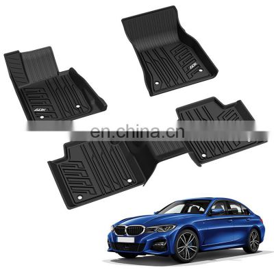 Heavy Duty Odorless Material Rubber Tpe Car Floor Mats For BMW THE 3 Li Series 2020+