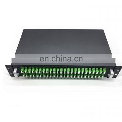 Ftth 2U 19' Fiber with SC LC FC ST connector UPC APC high quality cold-rolled Fiber Patch Panel