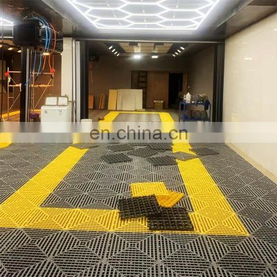 CH New Upgrade Luxury Non-Toxic Multifunctional Strength Plastic Cheapest Multicolor 45*45*4cm Garage Floor Tiles