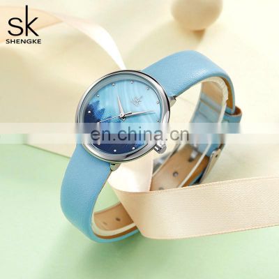 SHENGKE Chinese Elegant Style Handwatch Jungle Design Dial Wrist Watches 3ATM Waterproof watch luxury brand K9020