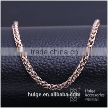 2015 china wholesale chain & new style gold jewellery long fashion chain & coffee gold plated link chain