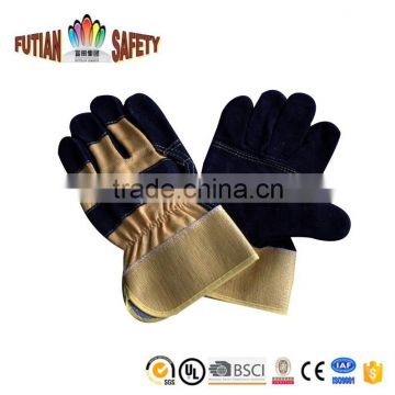 FTSAFETY High quality cow split leather driver gloves