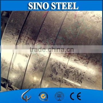 Q235B Z120 small spangle galvanized iron steel strapping