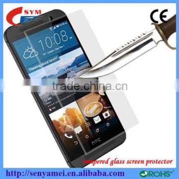 High quality Tempered Glass Screen Protector Anti-Explosion For HTC M9with Retail Package