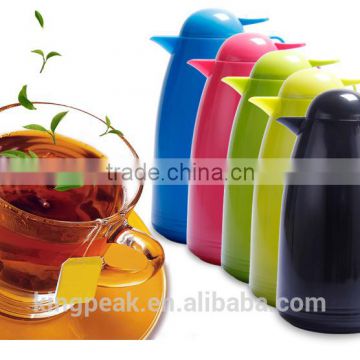 2015 Hot Sale plastic coffee pot with glass liner/Glass Lined Thermal Carafe/Coffee Flask / Insulated Thermal Coffee Carafe