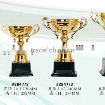 High quality! EUROPE design metal trophy cup plastic trophy base