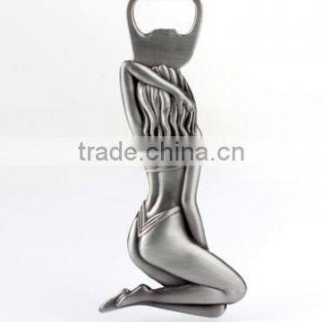 Slim lady bottle opener/ metal bottle opener with slim sexy lady design