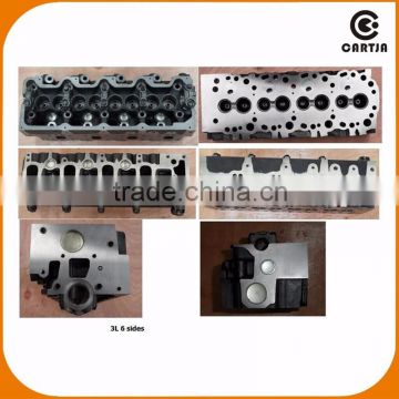 toyota parts complete cylinder head 3l for diesel engine