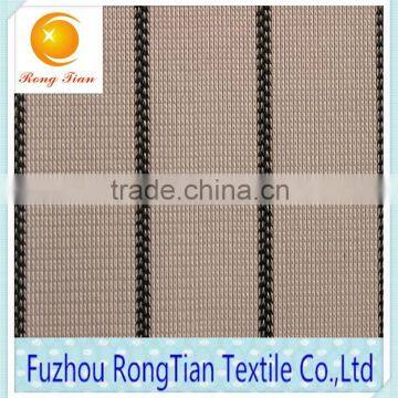 Wholesale polyester knitted black and white colored stripe fabric for fashion cloth