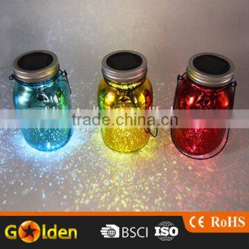 Wholesale Brightness 4 Led Decoration Led Solar Mason Jar Lights