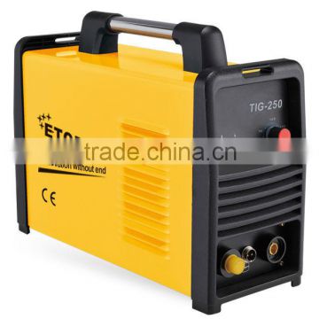portable tig weld machine for stainless steel with stable performance 250A