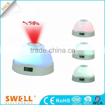 wholesale modern design high quality projector clock