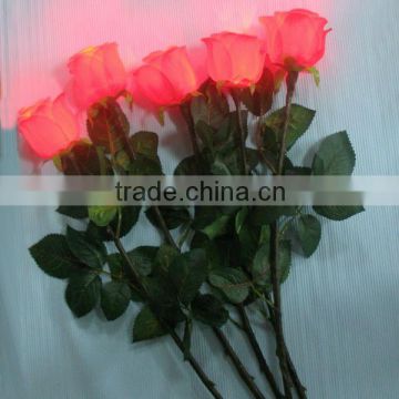 Artificial Plant Silk Rose Light