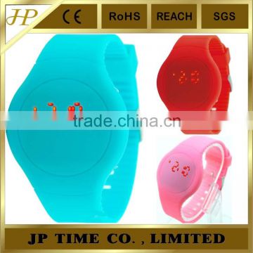 silicone touch screen digital watch jewelry,gift jewelry watch factory in china
