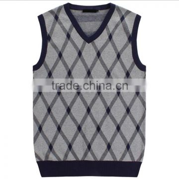 Men's formal sweater sleeveless vest wholesale tank top